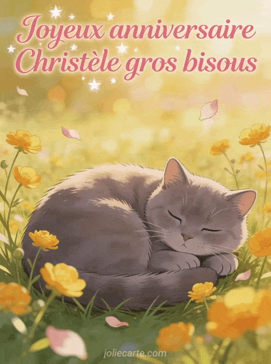 Joyeux anniversaire Christèle - Joyeux anniversaire christele gros bisous
