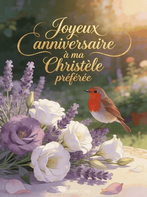 Joyeux anniversaire Christèle - Joyeux anniversaire christele gif anime