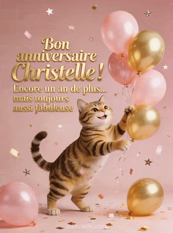 Joyeux anniversaire Christelle - Bon anniversaire christelle