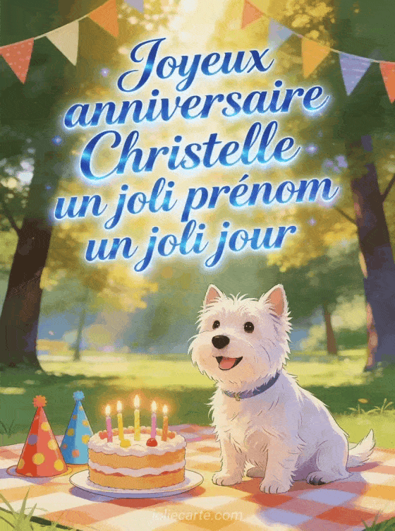 Joyeux anniversaire Christelle - Joyeux anniversaire christelle image
