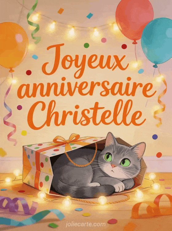 Joyeux anniversaire Christelle - Joyeux anniversaire christelle gif