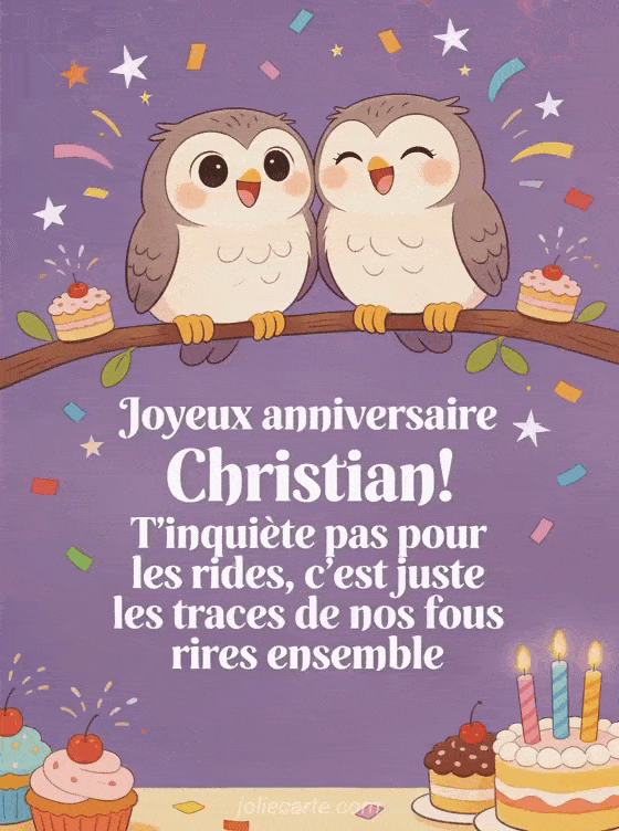 Joyeux anniversaire Christian - Joyeux anniversaire christian rigolo