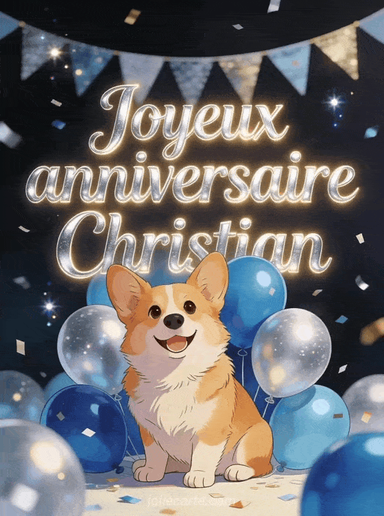 Joyeux anniversaire Christian - Joyeux anniversaire christian image