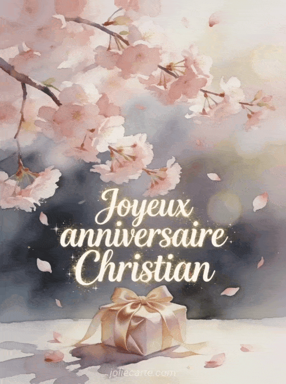 Joyeux anniversaire Christian - Joyeux anniversaire christian fleurs
