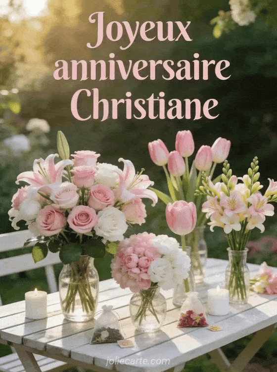 Joyeux anniversaire Christiane - Joyeux anniversaire christiane fleurs