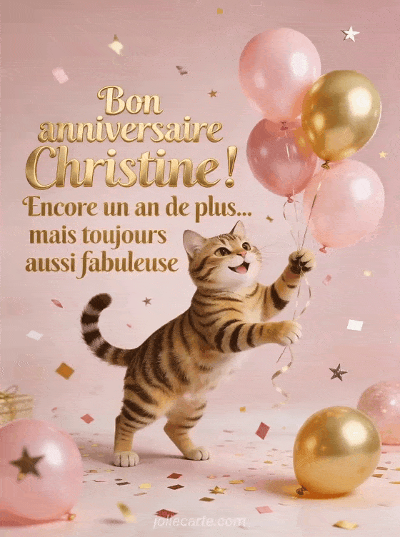 Joyeux anniversaire Christine - Bon anniversaire christine