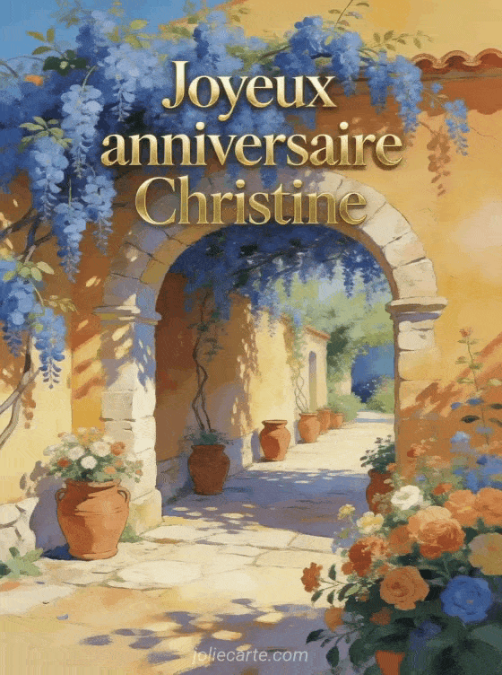 Joyeux anniversaire Christine - Joyeux anniversaire christine fleurs