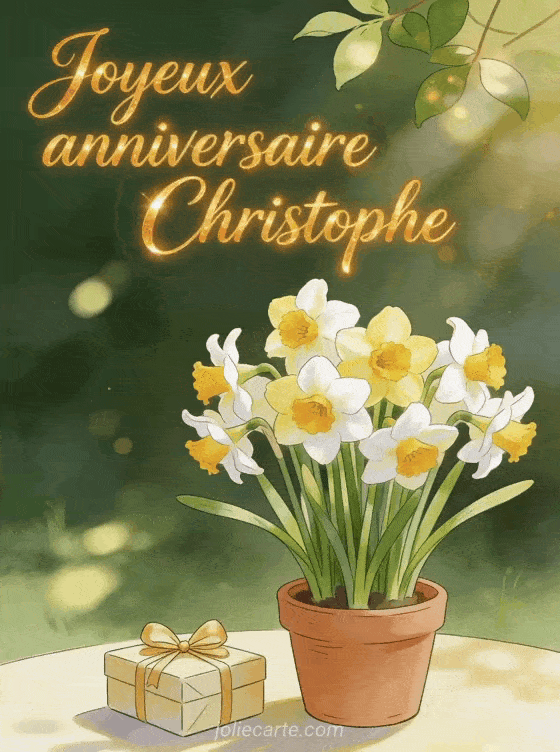 Joyeux anniversaire Christophe - Joyeux anniversaire christophe fleurs