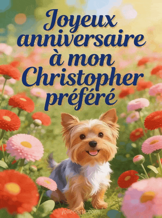 Joyeux anniversaire Christopher - Joyeux anniversaire christopher fleurs