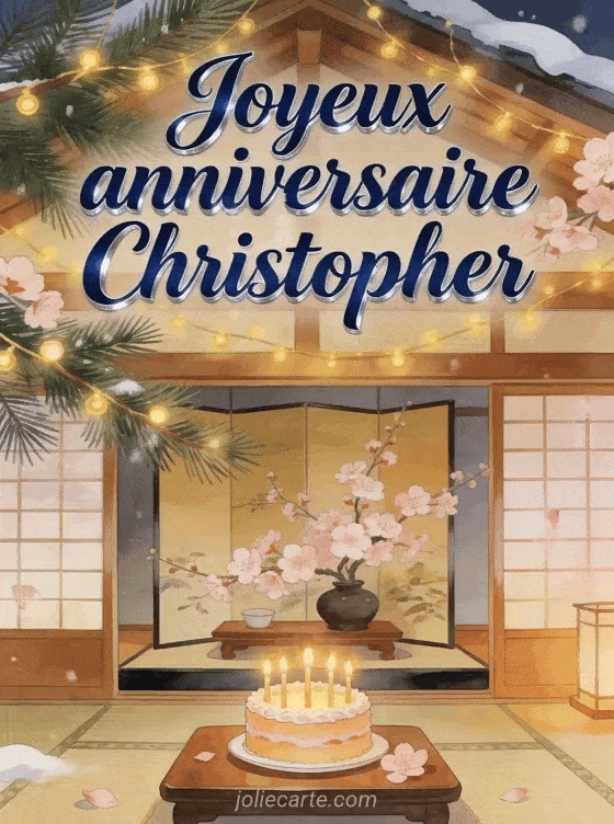 Joyeux anniversaire Christopher - Joyeux anniversaire christopher gif
