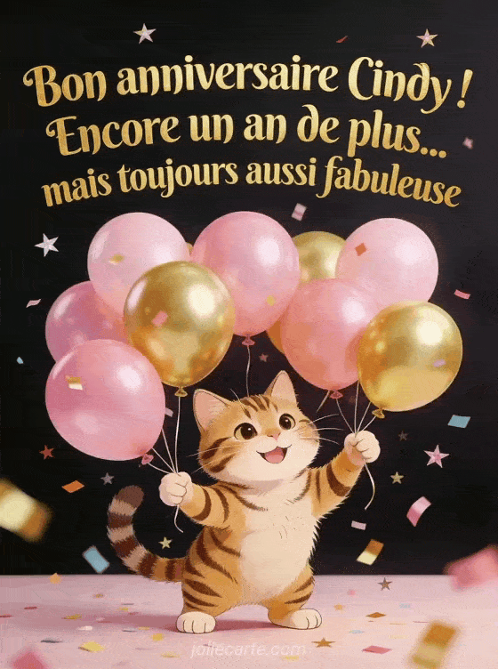 Joyeux anniversaire Cindy - Bon anniversaire cindy