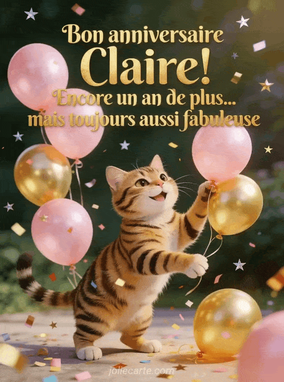 Joyeux anniversaire Claire - Bon anniversaire claire