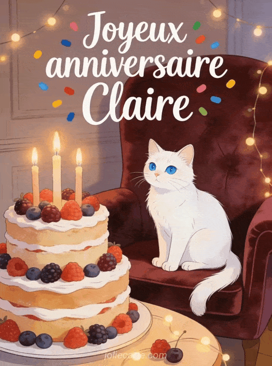 Joyeux anniversaire Claire - Joyeux anniversaire claire gif