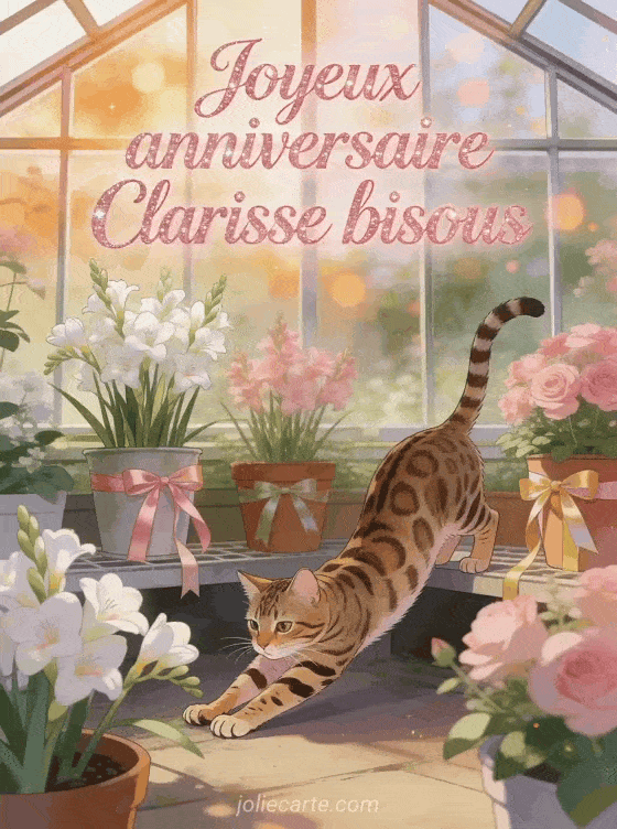 Joyeux anniversaire Clarisse - Joyeux anniversaire clarisse bisous
