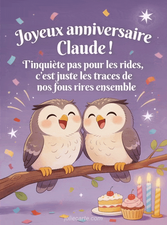 Joyeux anniversaire Claude - Joyeux anniversaire claude rigolo