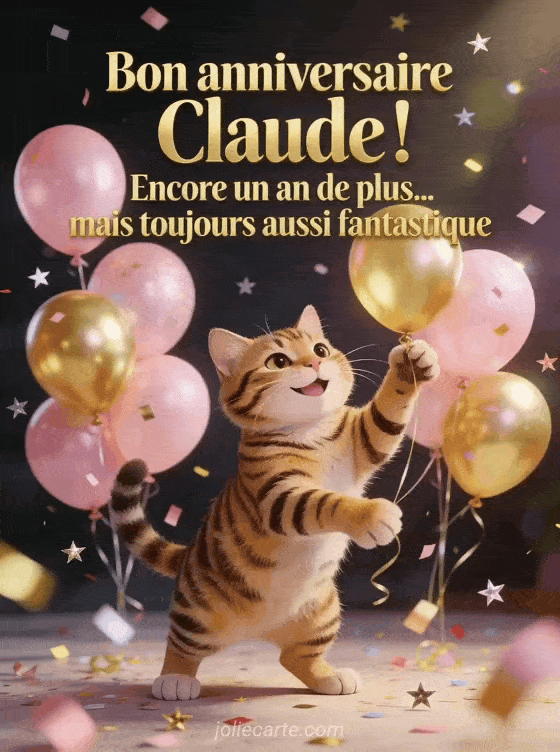 Joyeux anniversaire Claude - Bon anniversaire claude