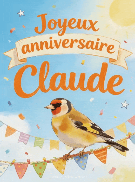 Joyeux anniversaire Claude - Joyeux anniversaire claude gif