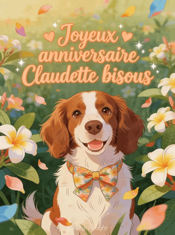 Joyeux anniversaire Claudette - Joyeux anniversaire claudette bisous
