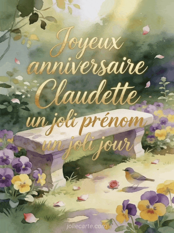 Joyeux anniversaire Claudette - Joyeux anniversaire claudette image