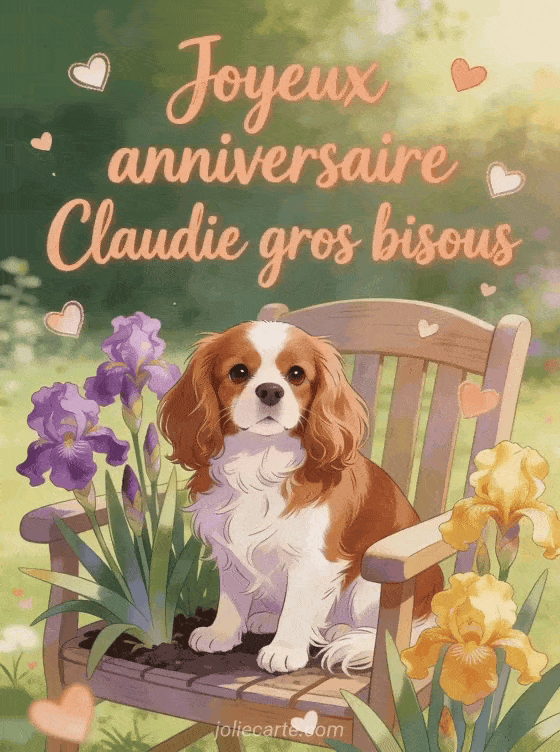 Joyeux anniversaire Claudie - Joyeux anniversaire claudie gros bisous
