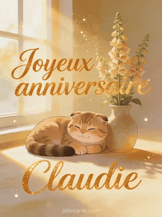 Joyeux anniversaire Claudie - Joyeux anniversaire claudie gif