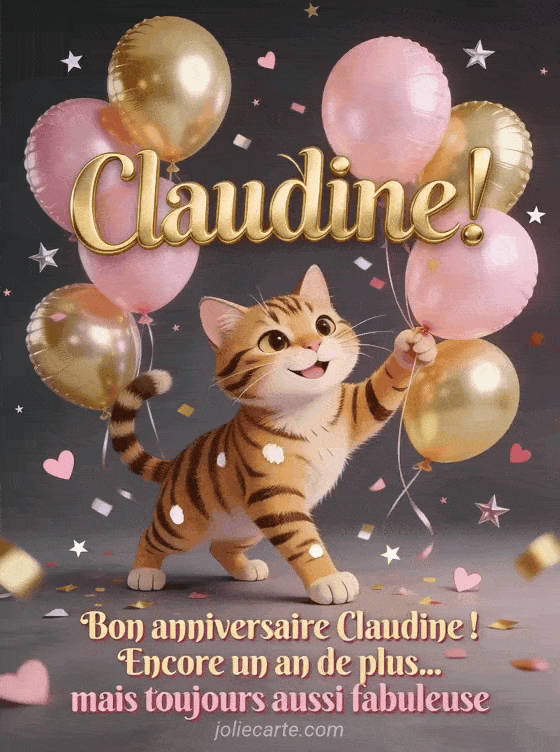 Joyeux anniversaire Claudine - Bon anniversaire claudine