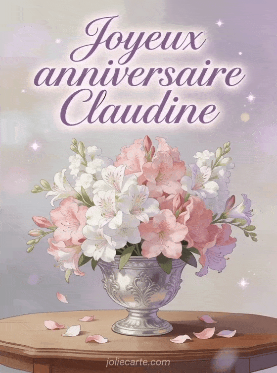 Joyeux anniversaire Claudine - Joyeux anniversaire claudine fleurs