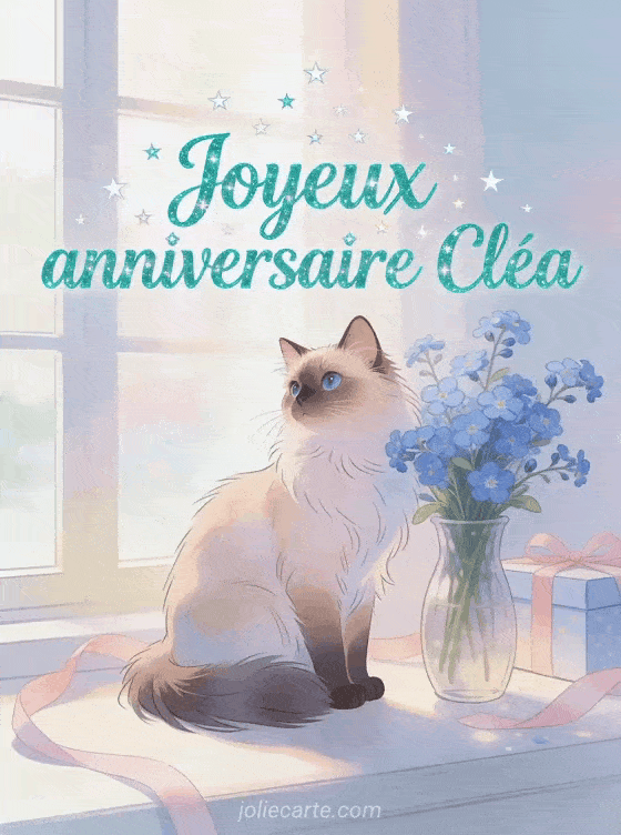 Joyeux anniversaire Cléa - Joyeux anniversaire clea gif
