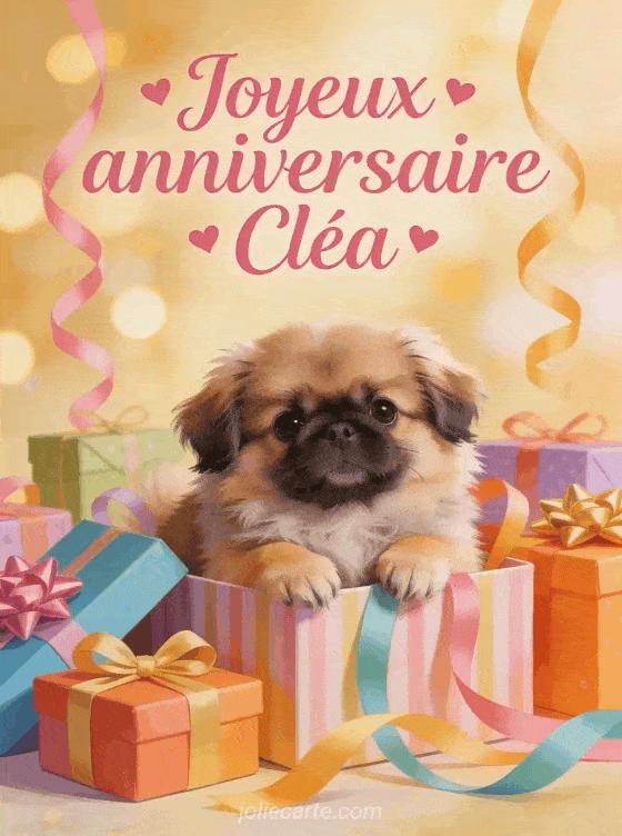 Joyeux anniversaire Cléa - Carte joyeux anniversaire clea gratuite