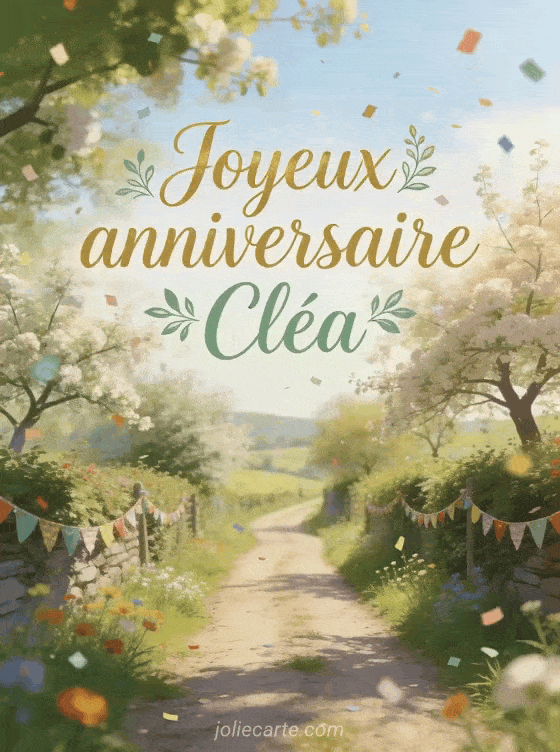 Joyeux anniversaire Cléa - Joyeux anniversaire clea gif anime