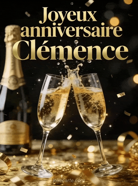 Joyeux anniversaire Clémence - Joyeux anniversaire clemence champagne