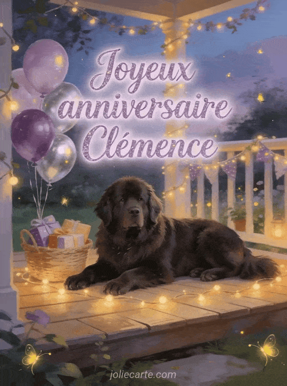 Joyeux anniversaire Clémence - Joyeux anniversaire clemence chien
