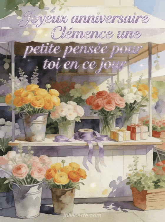 Joyeux anniversaire Clémence - Joyeux anniversaire clemence bisous
