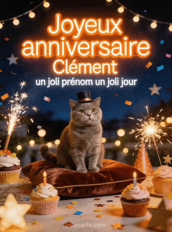 Joyeux anniversaire Clément - Joyeux anniversaire clement gif