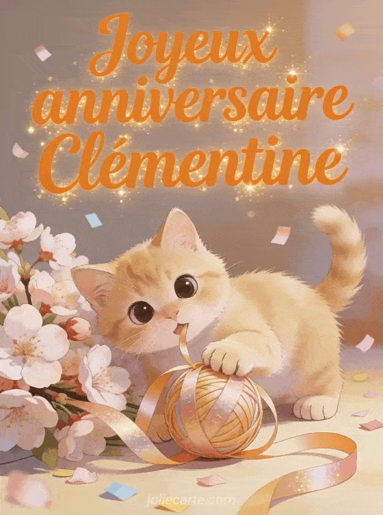 Joyeux anniversaire Clémentine - Joyeux anniversaire clementine image
