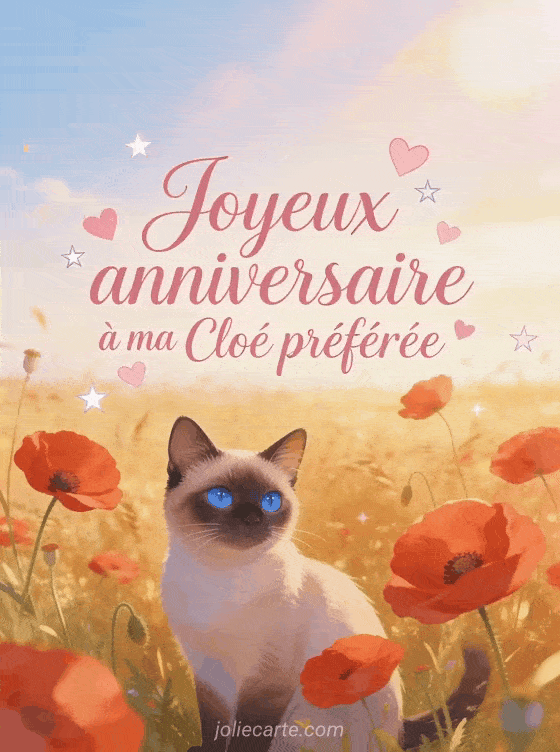 Joyeux anniversaire Cloé - Joyeux anniversaire cloe fleurs