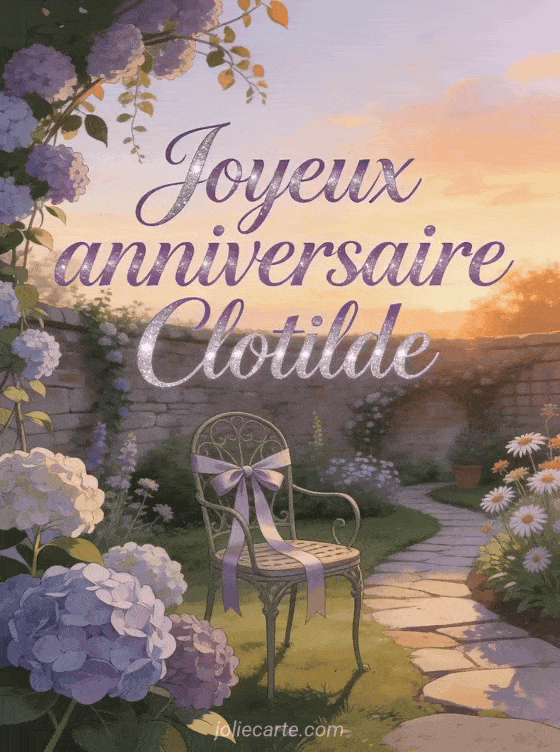 Joyeux anniversaire Clotilde - Joyeux anniversaire clotilde image