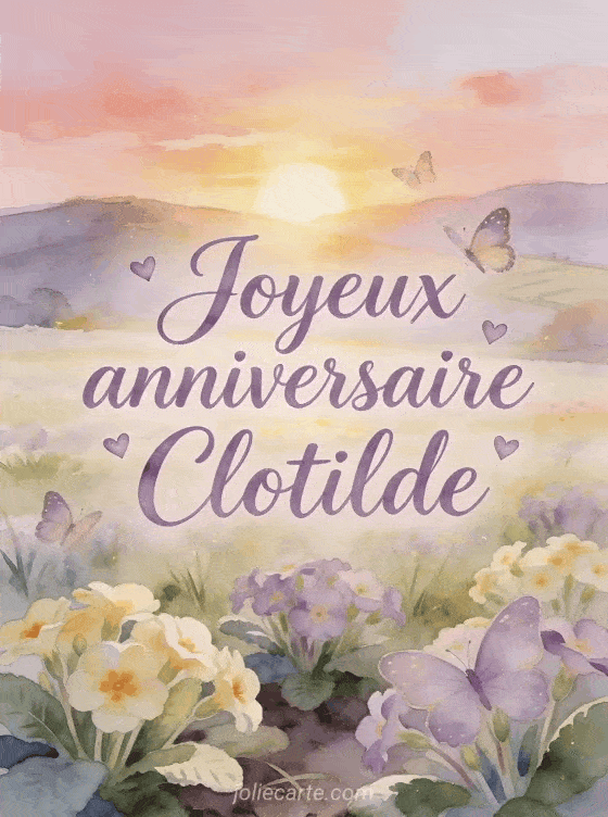 Joyeux anniversaire Clotilde - Joyeux anniversaire clotilde gif anime