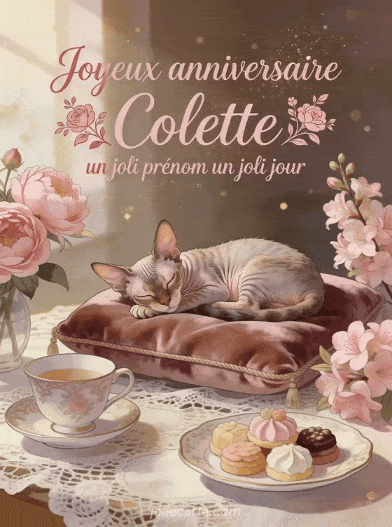 Joyeux anniversaire Colette - Joyeux anniversaire colette image