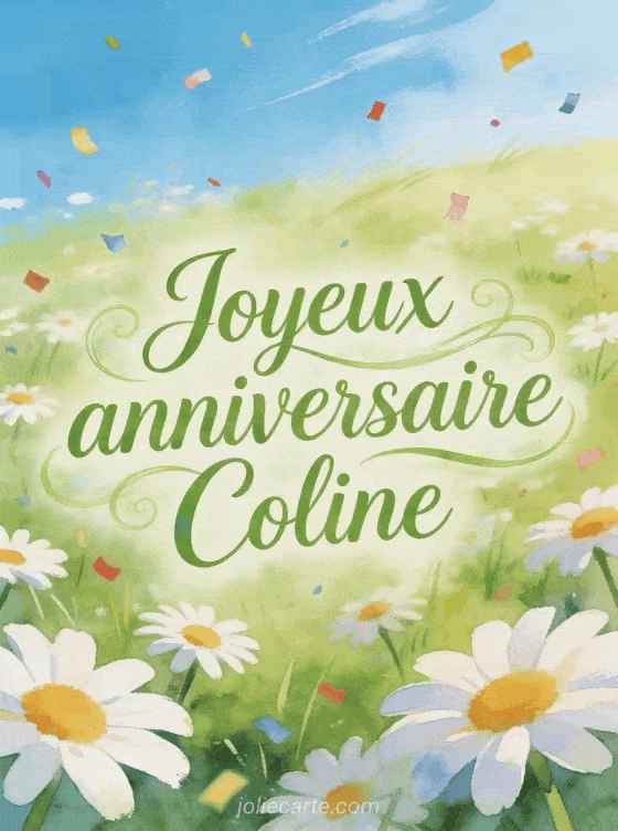 Joyeux anniversaire Coline - Joyeux anniversaire coline fleurs