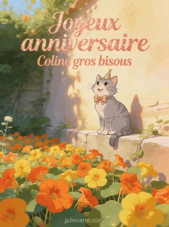 Joyeux anniversaire Coline - Joyeux anniversaire coline gros bisous
