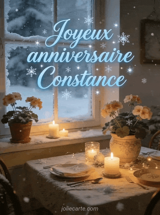 Joyeux anniversaire Constance - Joyeux anniversaire constance gif anime