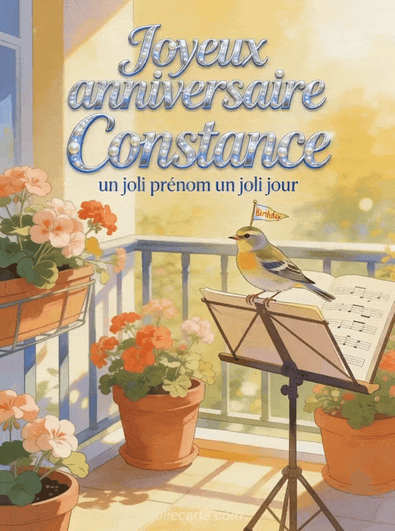 Joyeux anniversaire Constance - Joyeux anniversaire constance image