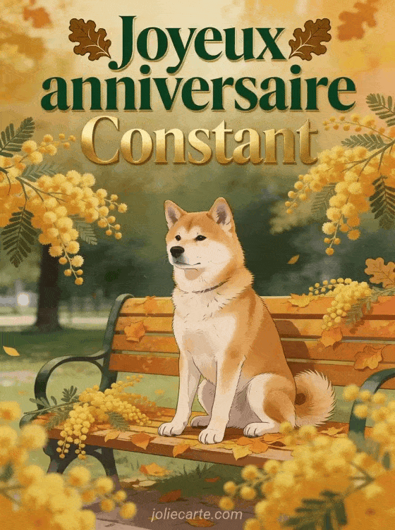 Joyeux anniversaire Constant - Joyeux anniversaire constant gif