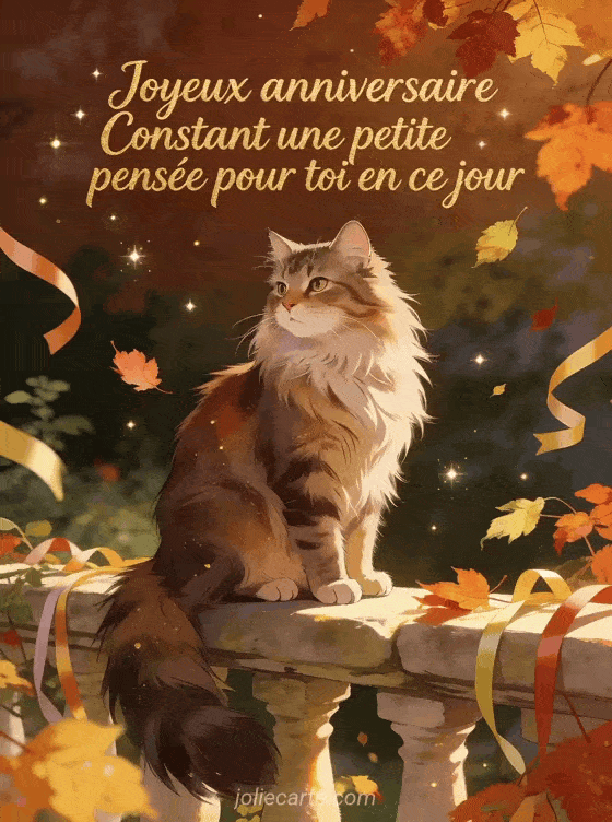 Joyeux anniversaire Constant - Joyeux anniversaire constant gif anime