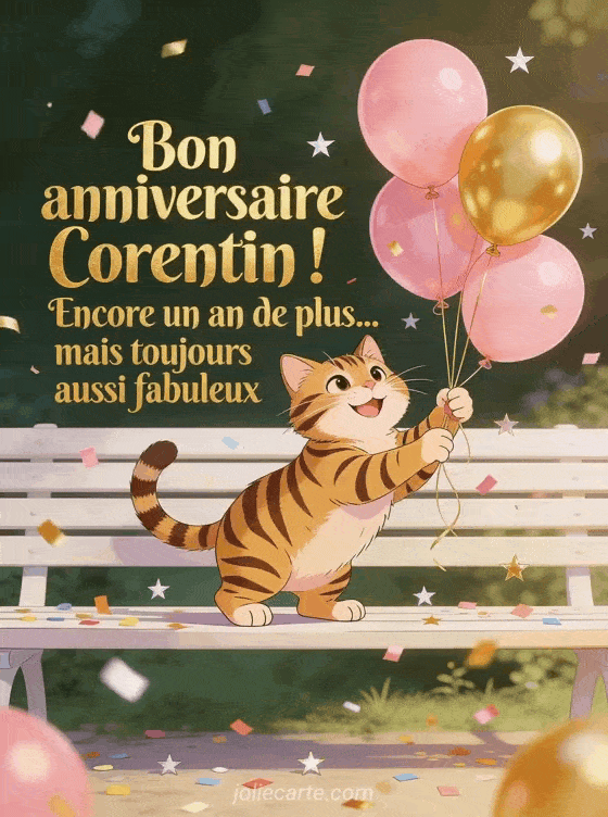 Joyeux anniversaire Corentin - Bon anniversaire corentin