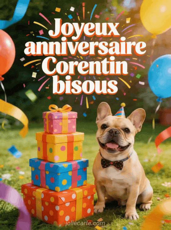 Joyeux anniversaire Corentin - Joyeux anniversaire corentin bisous