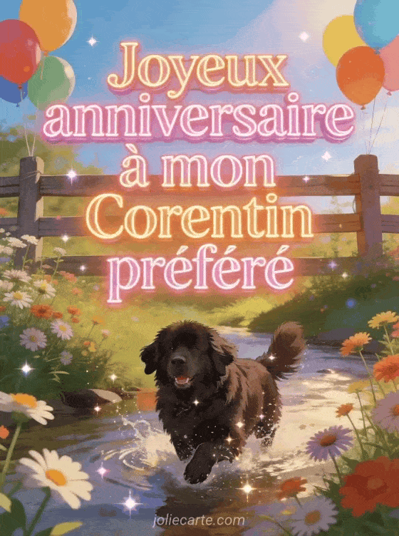 Joyeux anniversaire Corentin - Carte joyeux anniversaire corentin