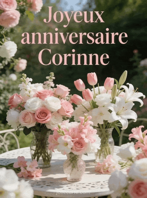 Joyeux anniversaire Corinne - Joyeux anniversaire corinne fleurs