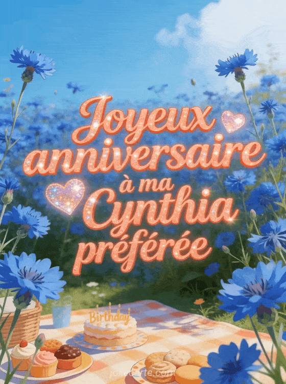 Joyeux anniversaire Cynthia - Joyeux anniversaire cynthia fleurs